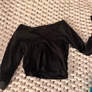 Brandy Melville Black Long Sleeve Top